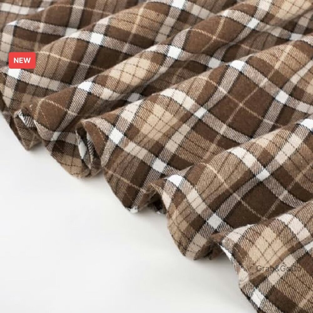 Vintage Plaid A-Line Skirt Retro Midi Flared with Pockets & Belt - Picture 7 of 8